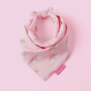 NWOT Stoney Clover Lane X Target Reversible Dog Bandana Pink Rainbow Gingham